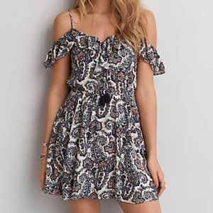 American Eagle M Cold Shoulder Dress